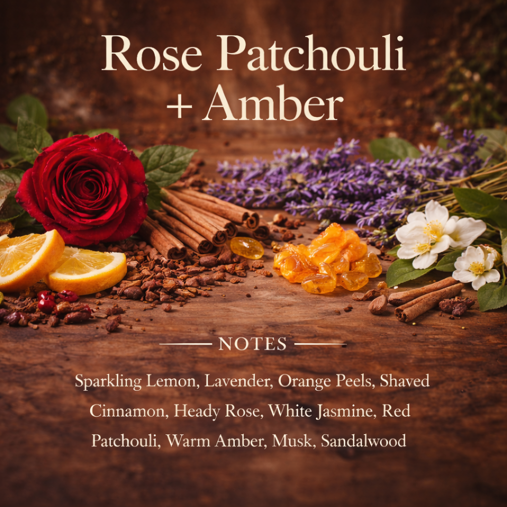 Rose Patchouli + Amber