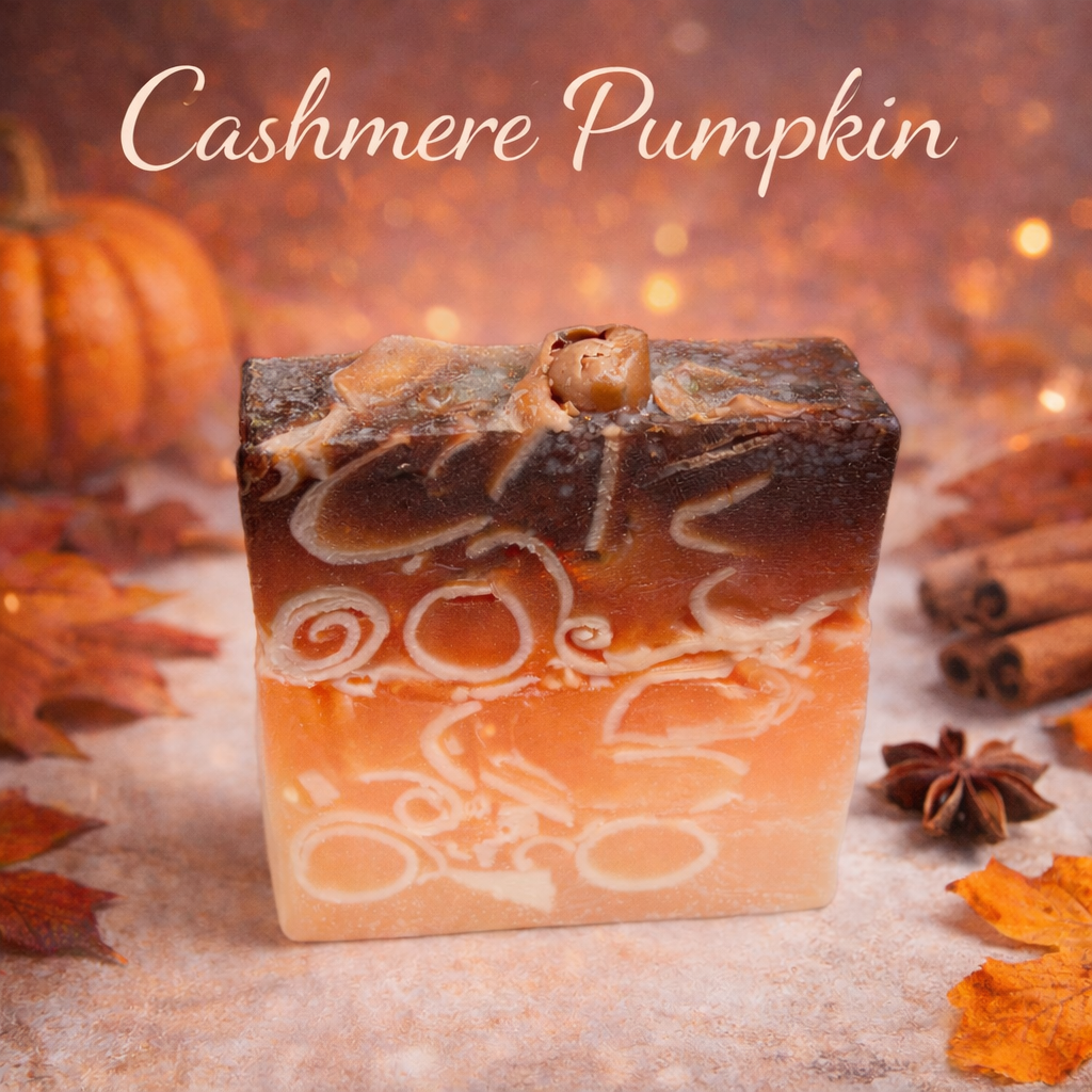 Cashmere pumpkin Handcrafted Soap