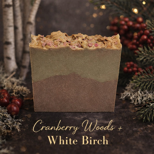 Cranberry Woods + White Birch Bar Soap