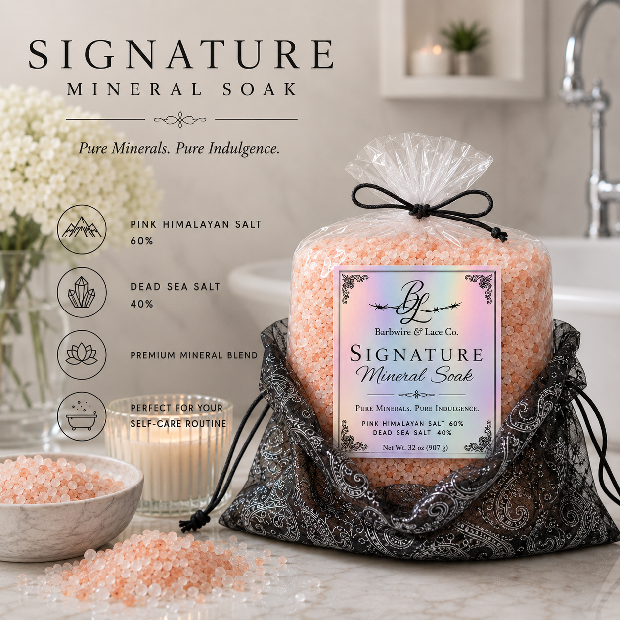 Coming Soon ~ Signature Mineral Soak