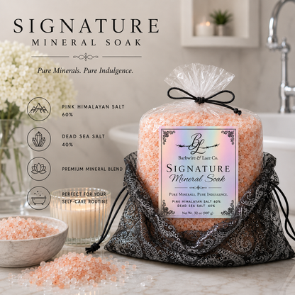 Coming Soon ~ Signature Mineral Soak