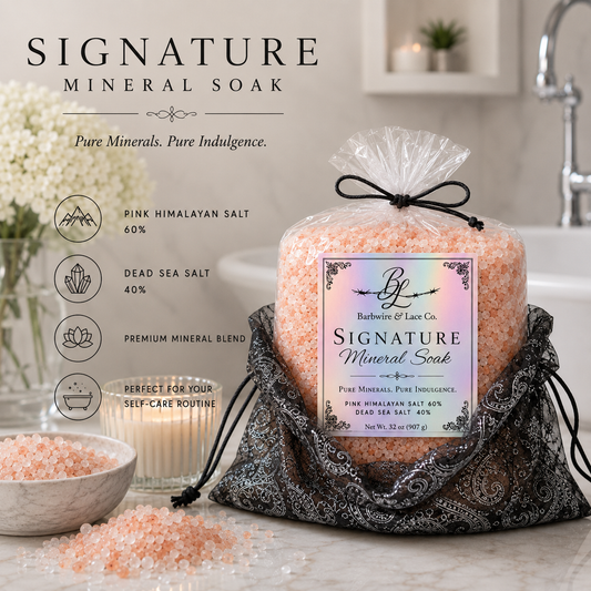 Coming Soon ~ Signature Mineral Soak