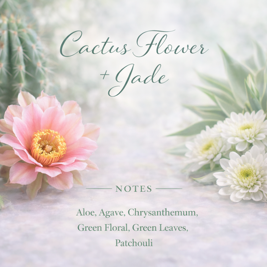 Cactus Flower + Jade