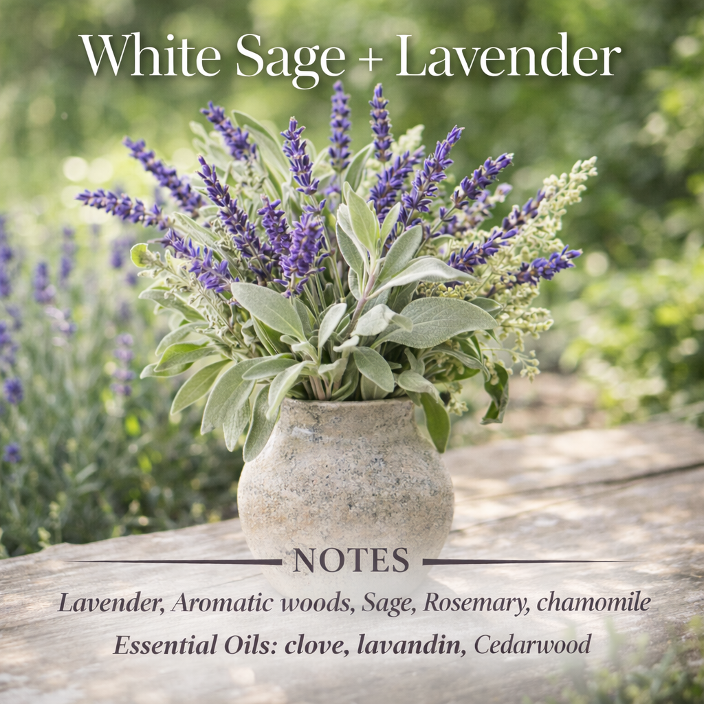 White Sage + Lavender