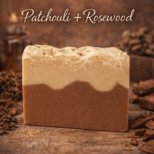 Patchouli Rosewood handcrafted soap